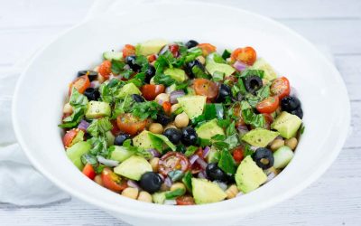 Mediterranean Chickpea salad