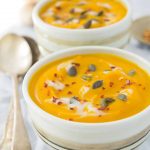 Spicy pumpkin and carrot soup